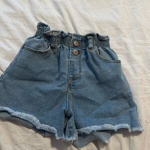 Zara toddler girls denim shorts